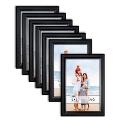 4x6 black photo frames